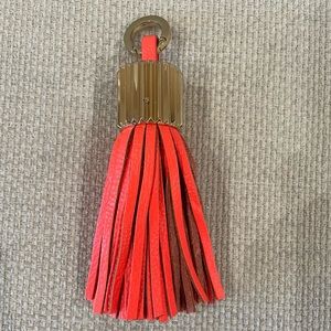India Hicks Genuine Leather Flamingo Tassel
